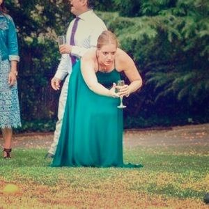 Lulus Mythical Kind of Love Dark Green Maxi Dress